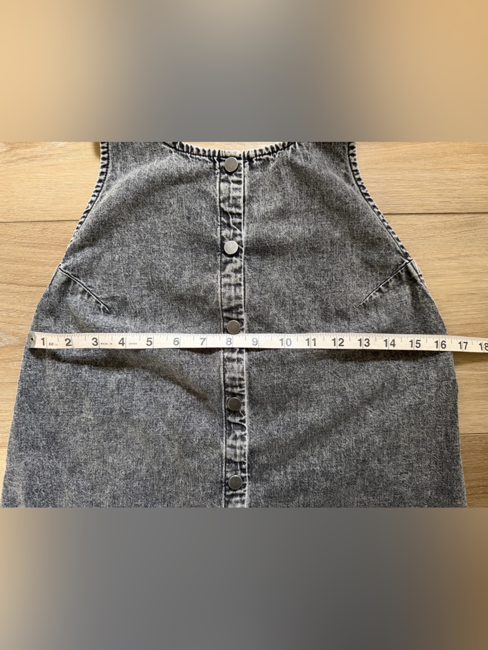 FREE PEOPLE Wilderado Denim Mini Dress EUC - Picture 4 of 7